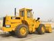 Yellow Color Used CAT 966e Wheel Loader Sale , Cat Rubber Tire Loader