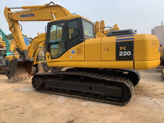 Het kruippakjetype gebruikte Hydraulisch Graafwerktuig Komatsu PC220 22 Ton