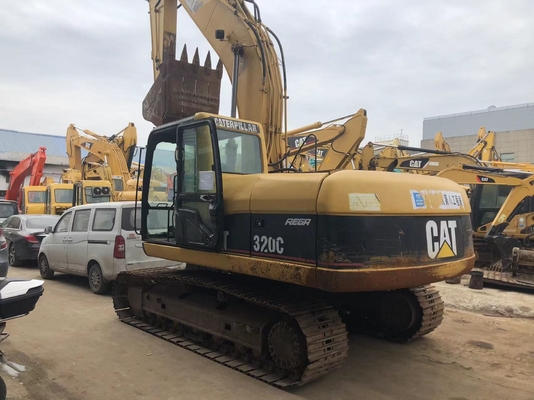 Caterpillar 320C 320CL gebruikte Cat rupsgraafmachine 20t 1M3 bak