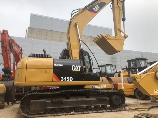 Het gebruikte 6 Graafwerktuig van het Gewichts 2015-2021 Jaar 315D van Cilindercat excavator 15T Werkende