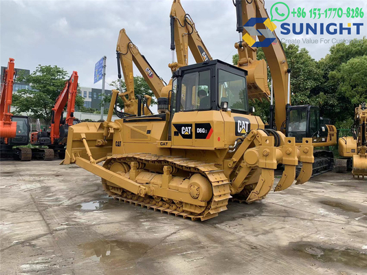 Gebruikte graafmachines CAT D6G Japan Oorspronkelijke bulldozers Ingenieursmachines Schaaf- en grondvulmachines CAT D6G