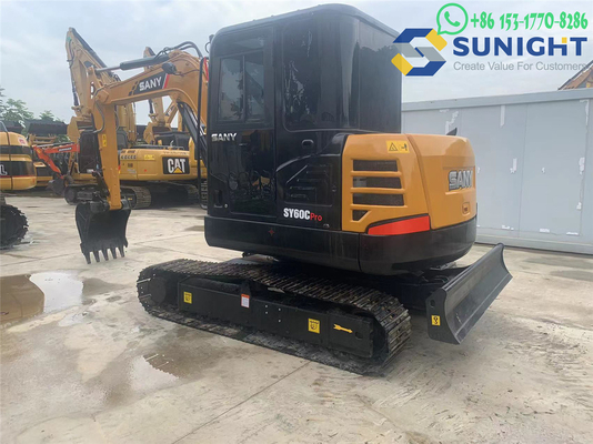 Gebruikte mini graafmachine China Sany Sy60 60 75 55 Sy55c Goede prijs voor gebruikte Mini Digger Sany 60C graafmachine