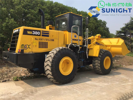 Komatsu WA380 WA380-6 laadmachine Gebruikte Komatsu Front End laadmachine