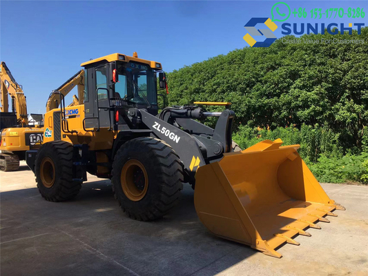 XCM G ZL50GN 5 Ton Small Wheel Loader Zl50g With Big Earth Bucket Uesed