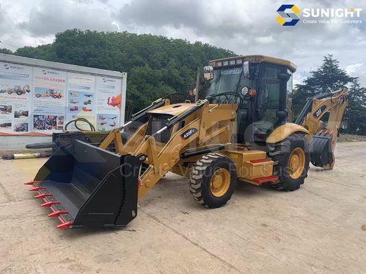 Goed in gebruikte staat Caterpillar Backhoe Loader 420F Tweedehands CAT Retro Excavator Backhoe Cat 420f2