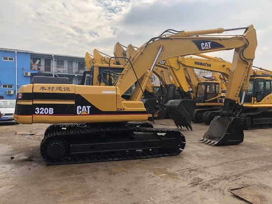 20 Ton Caterpillar Used CAT Excavators 320B 320BL met Motor 3066