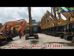 320D2 Gebruikte graafmachine CAT originele Caterpillar motor C6.4