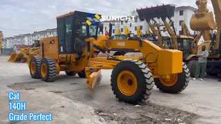 Cat 140H motorgrader: kracht en precisie